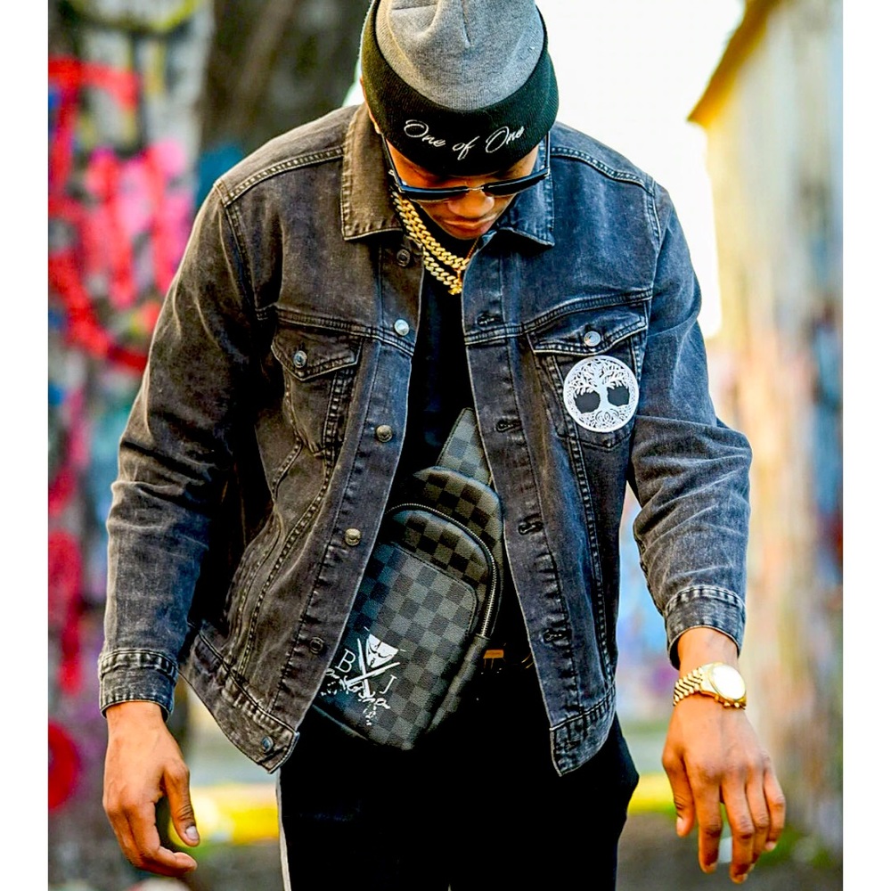 Black Jean Jacket